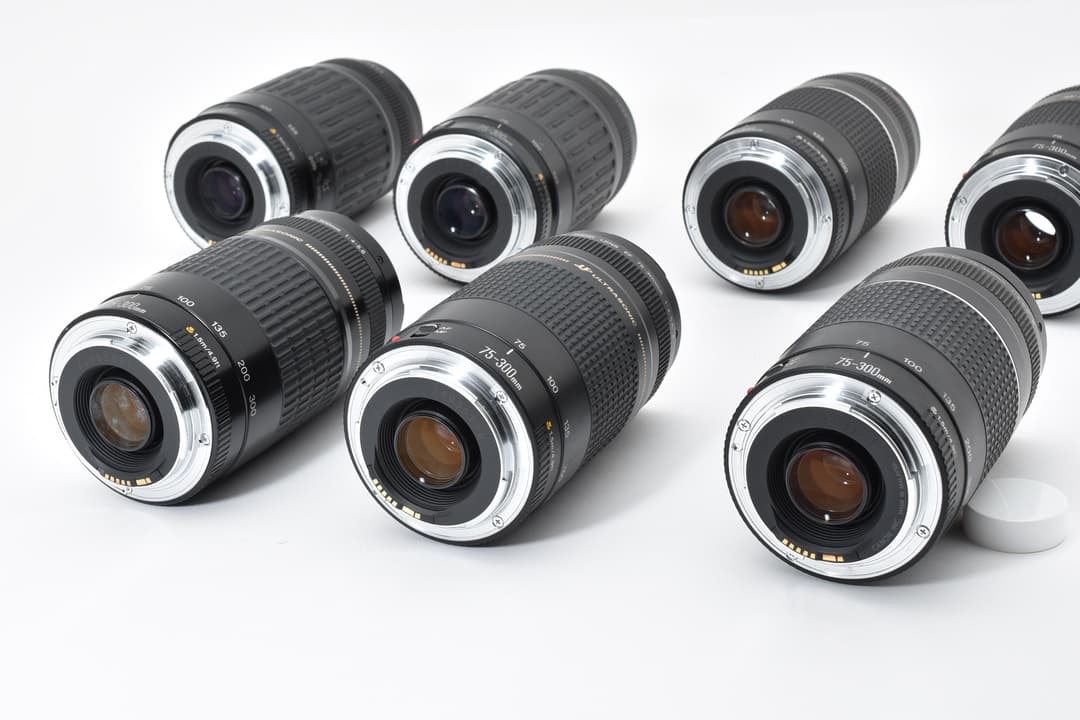Canon EF 望遠レンズ 7本 まとめ EF 75-300mm 0257