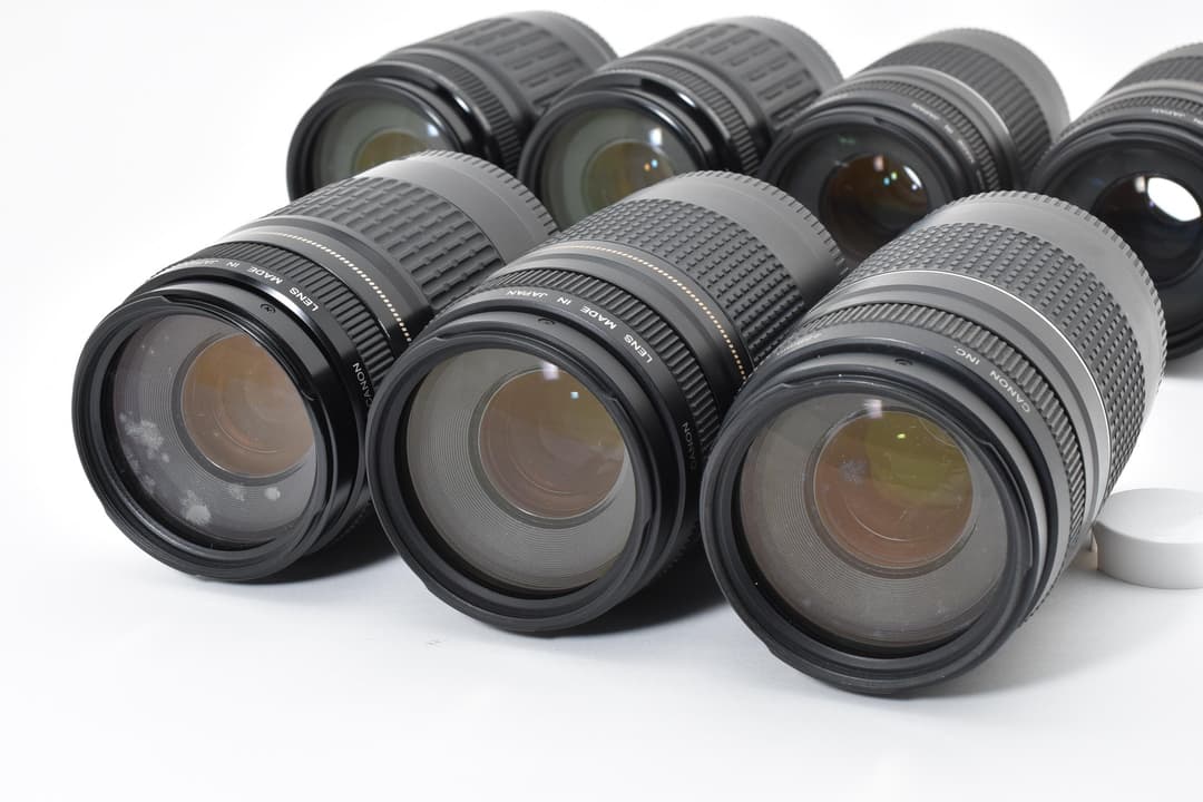 Canon EF 望遠レンズ 7本 まとめ EF 75-300mm 0257