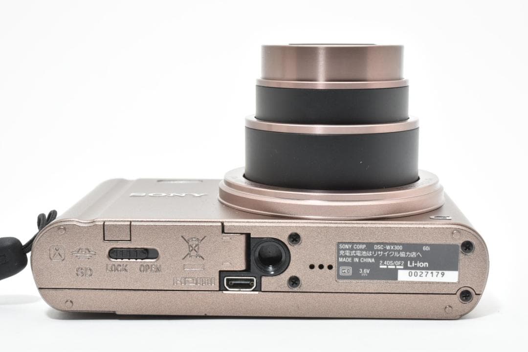 【美品】SONY Cyber-shot DSC-WX300 ブラウン　動作確認済