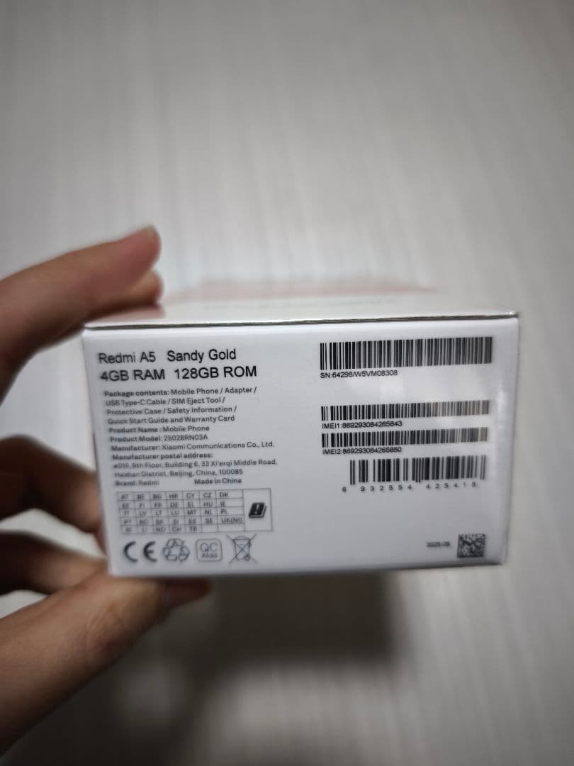 スマートフォン本体 Xiaomi Redmi A5 Sandy Gold 128GB