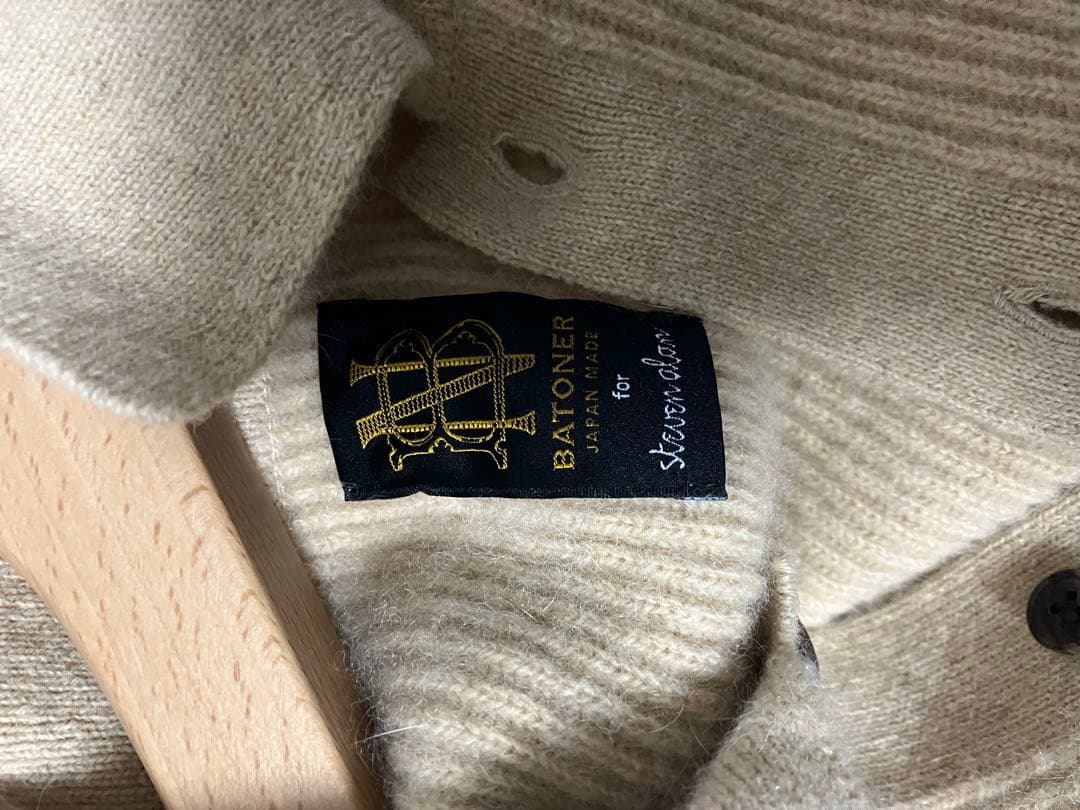 Steven Alan別注 BATONER カシミヤフォックス　ニットポロ