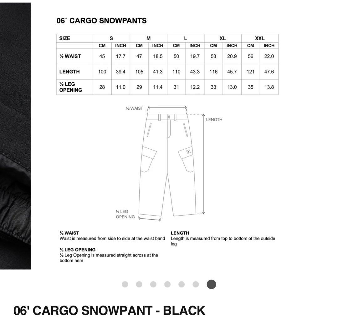 スノーボード harlaut apparel 06' CARGO PANTS