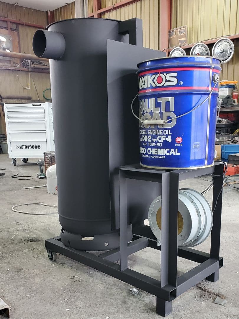 大型廃油ストーブ　送込150000円　即購入OK