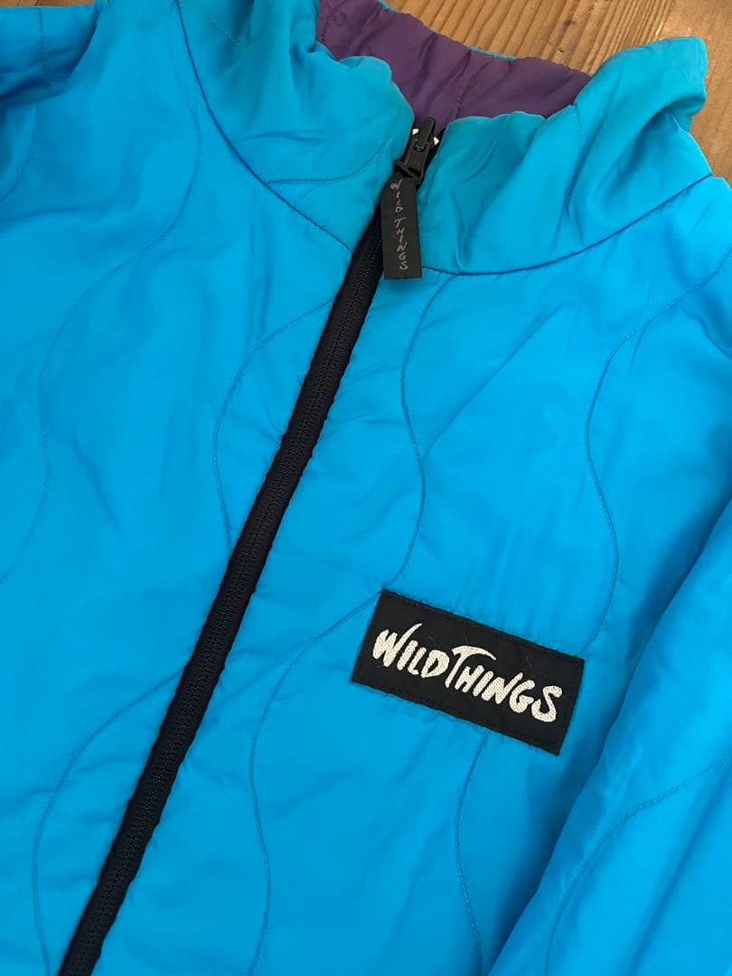 ビ*ン様 ビンテージ USA製 ワイルドシングス リバーシブル 中綿 ナイロンジ