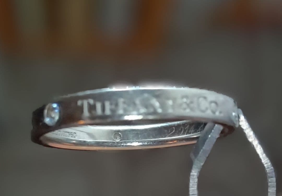 Tiffany & Co. プラチナPt950　3ポイントダイヤリング