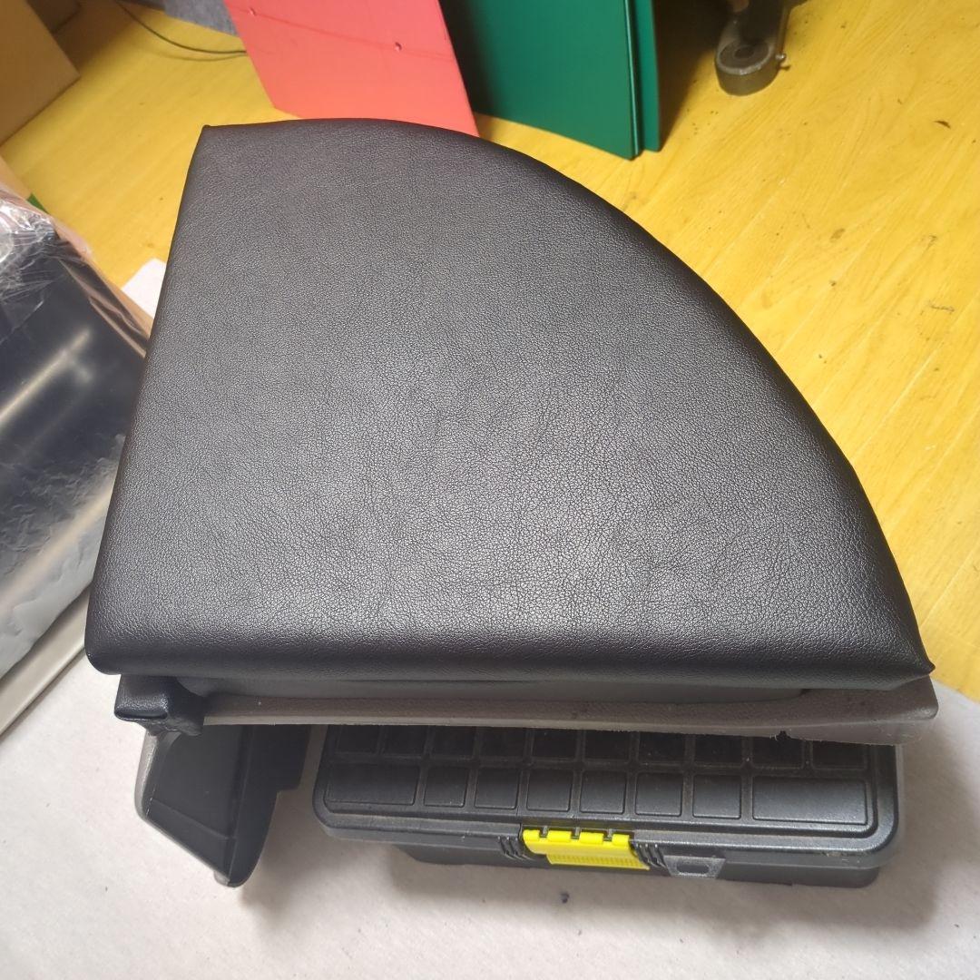 【YUKI】コンソールBOX棚（載せタイプ）&コンソール前蓋【BKレザー】