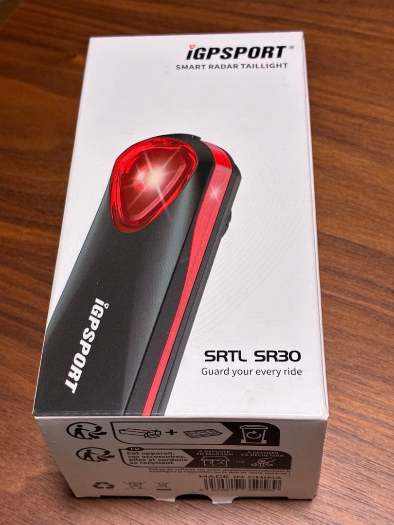 iGPSPORT アイジーピースポーツ SR30 リアライト・リアレーダー