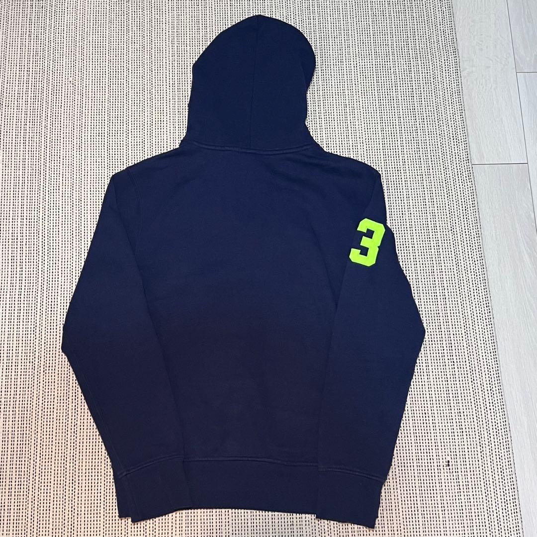 【美品】POLO RALPHLAUREN ビッグポニー刺繍 スウェット パーカー