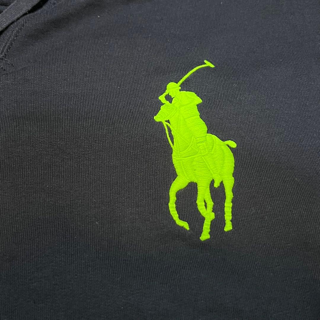 【美品】POLO RALPHLAUREN ビッグポニー刺繍 スウェット パーカー