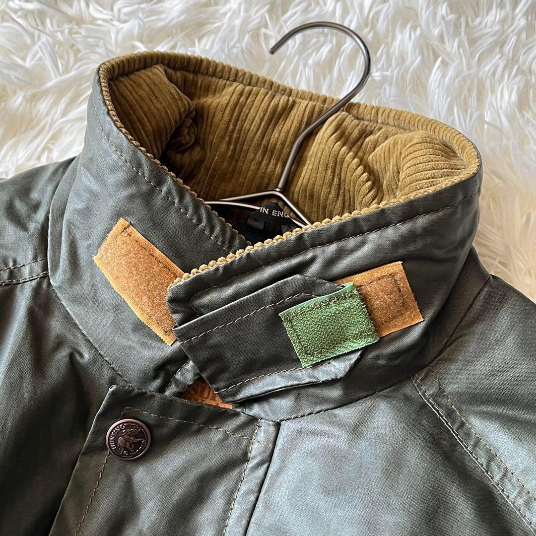 HUNTING WORLD 英国製 オイルドコットン ジャケット コート