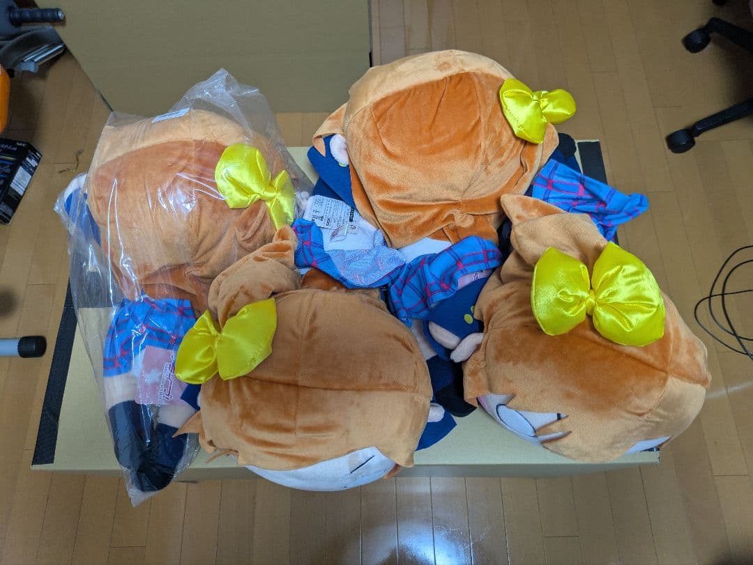 ラブライブ! 高坂 穂乃果ジャンボ寝そべりぬいぐるみ 8体まとめ売り