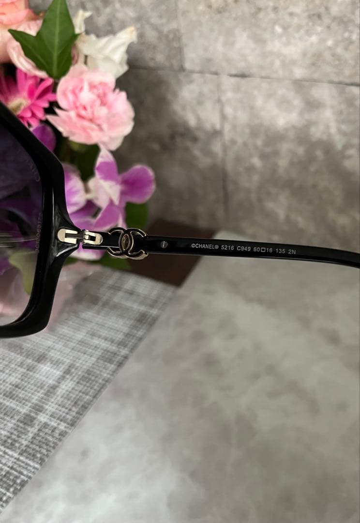 【美品】CHANEL サングラス　ココマーク　ケース付き