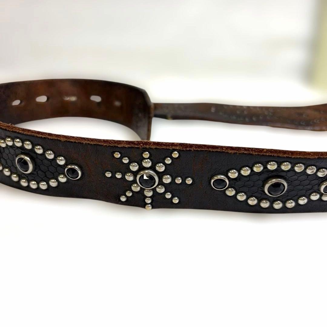 HTC オーバーレイピーナッツベルト ブラック スネーク パイソン レザー