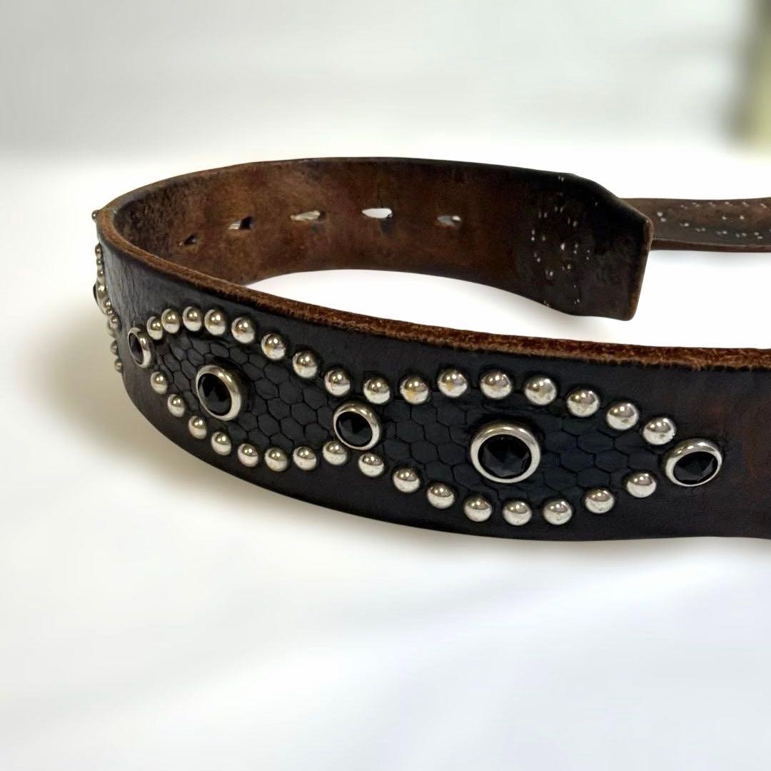 HTC オーバーレイピーナッツベルト ブラック スネーク パイソン レザー