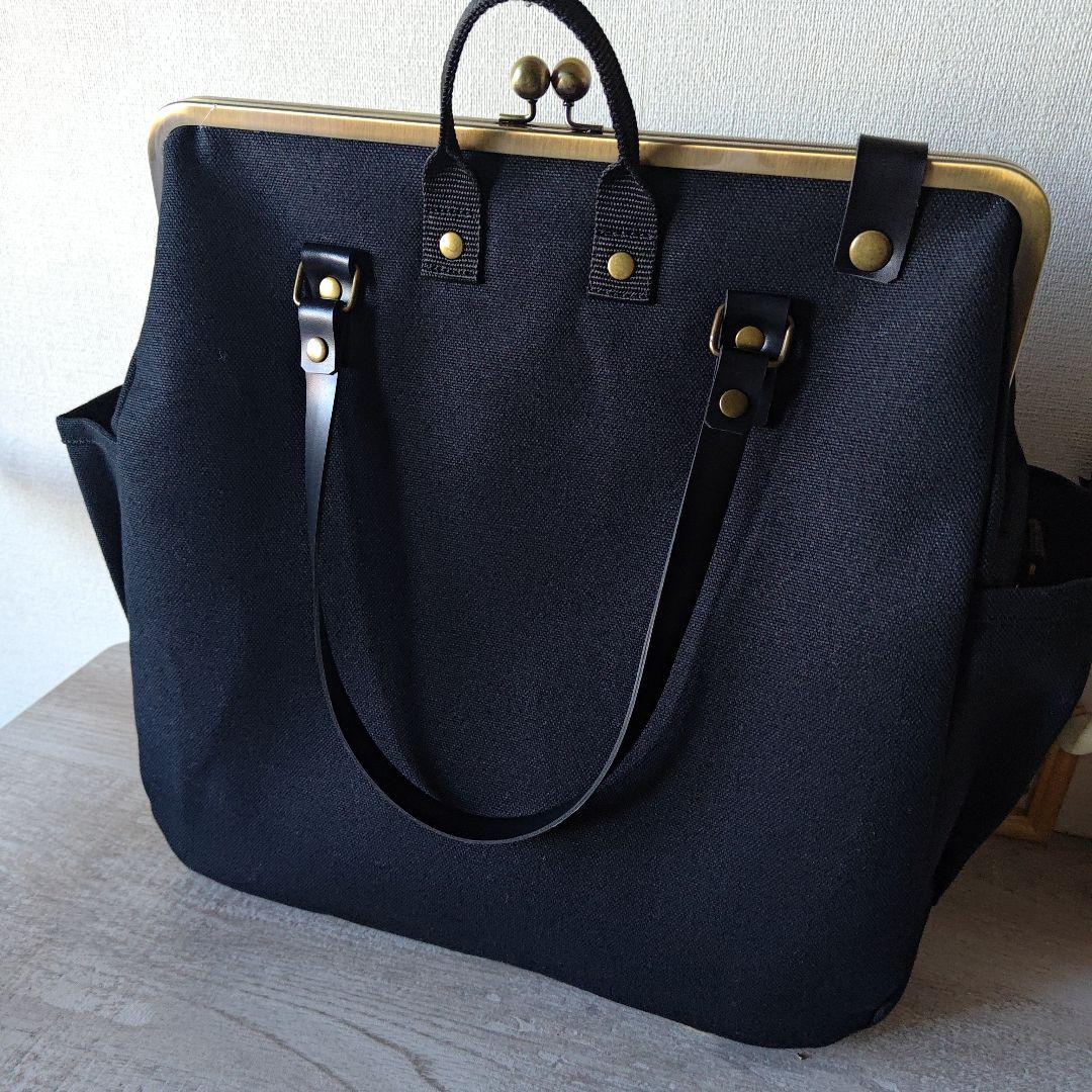 【maginko様】縦型がま口ショルダー　リュック ハンドメイド