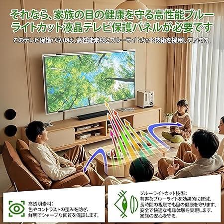 【限定１個✨】テレビ保護パネル 55インチ用 アクリルパネル 高透過・高耐久