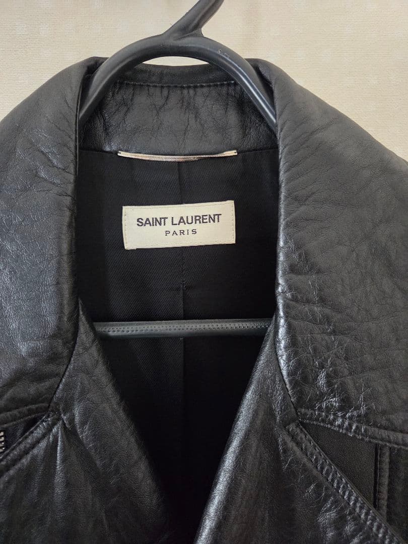 SAINT LAURENT 15AW エディ期 レザージャケット 44サイズ