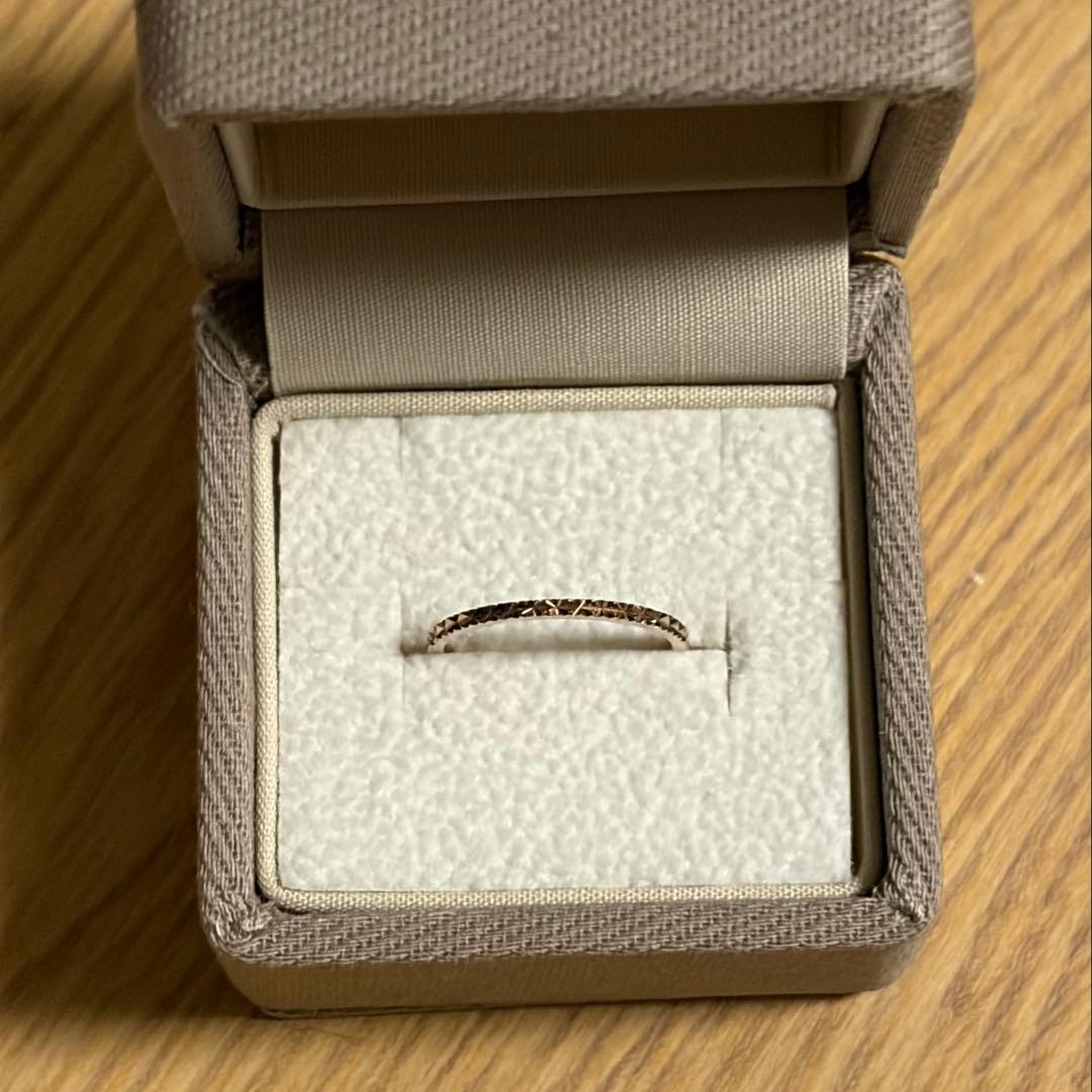 ete [クレール]K18MPG エレガンスカット リング 1号