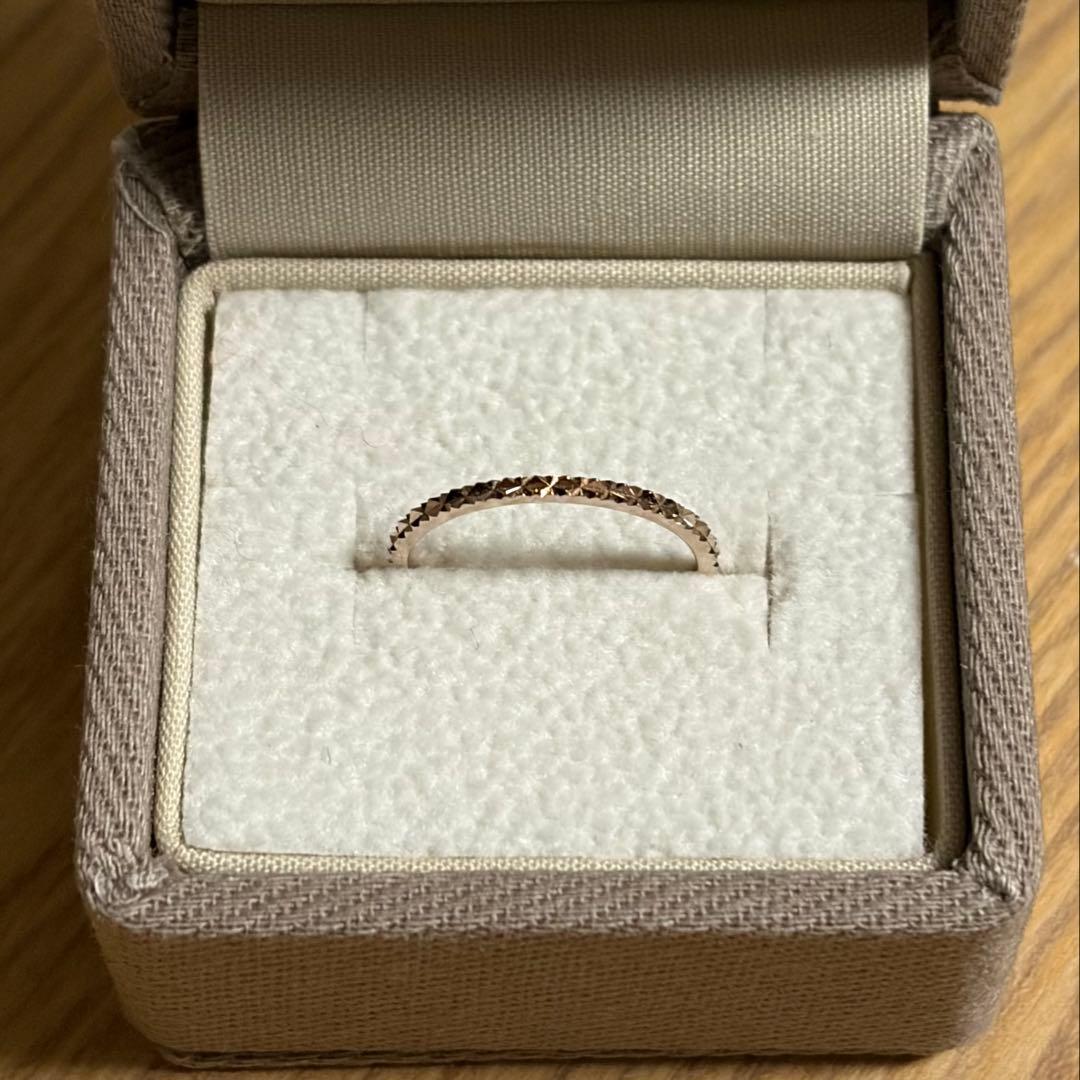 ete [クレール]K18MPG エレガンスカット リング 1号