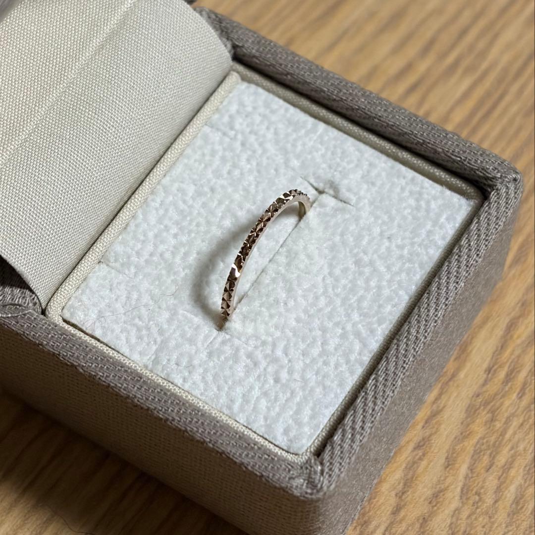 ete [クレール]K18MPG エレガンスカット リング 1号