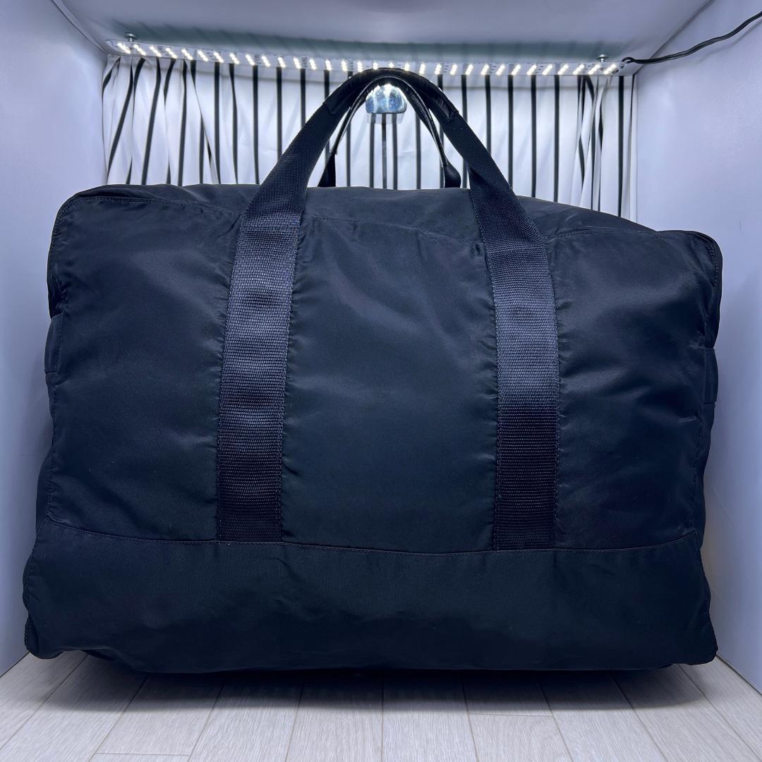 【格安】PRADA×プラダ 特大パドロックボストンバッグ