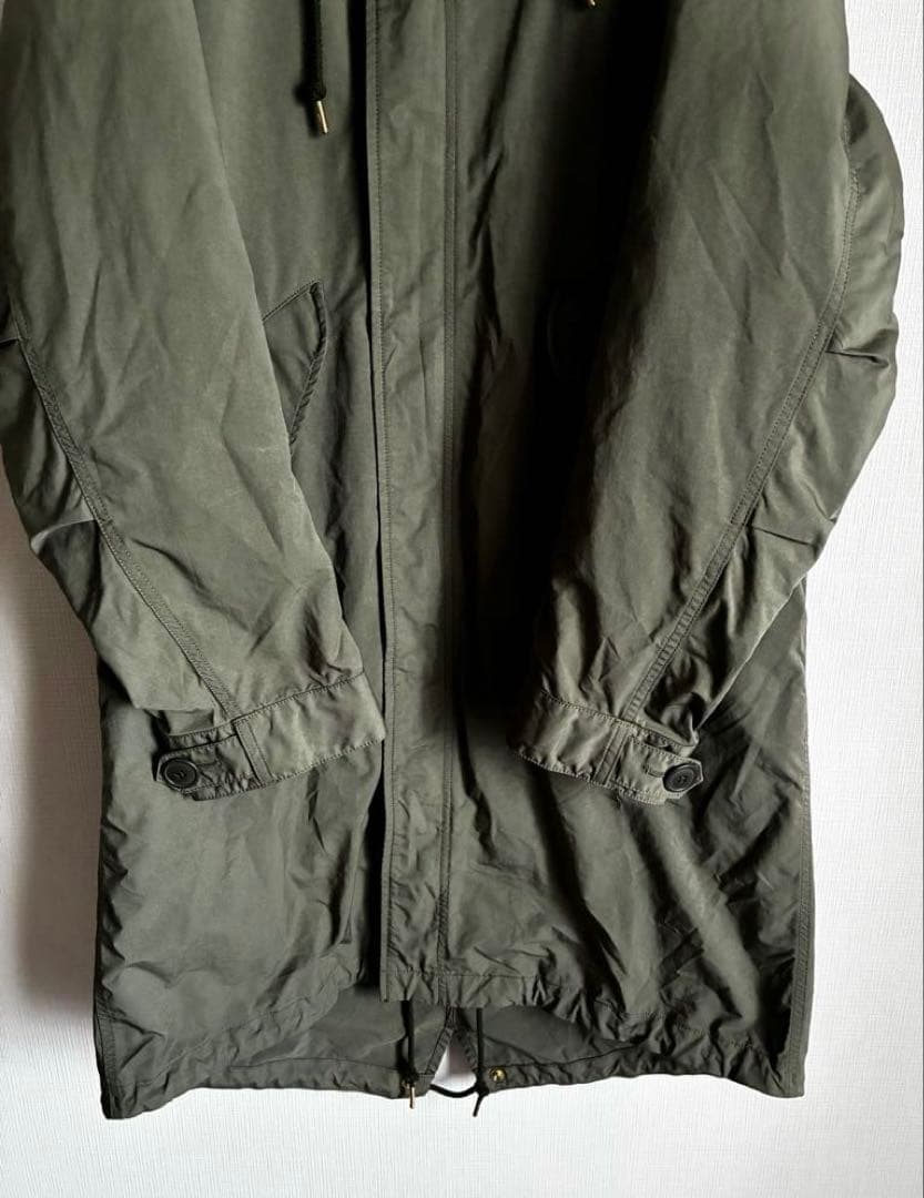 美品【ドゥーズィエムクラス】モッズコート　ファーライナー付き　カーキ　38