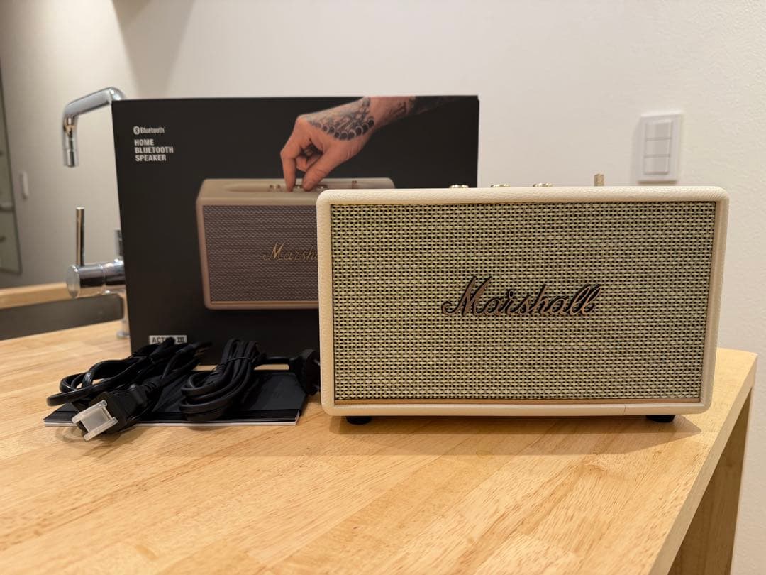 ⭐️極美品　Marshall ACTON III クリーム（国内正規品）