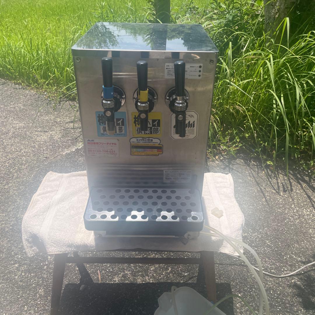 業務用生ビールサーバー(レギュレータなし、緑ボンベ無し)