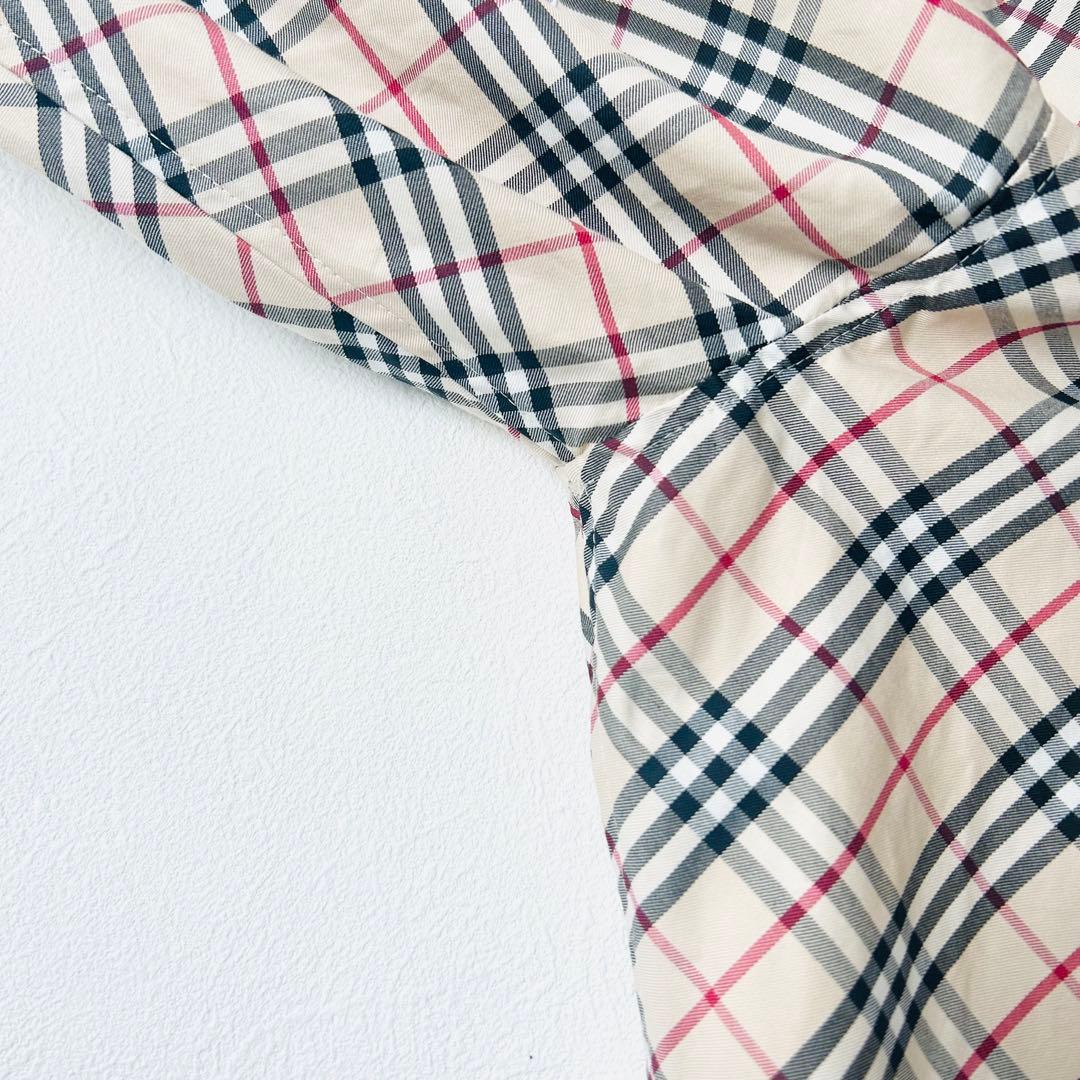 ✳︎バーバリー✳︎ ノバチェック シャツ ロゴ刺繍 40
