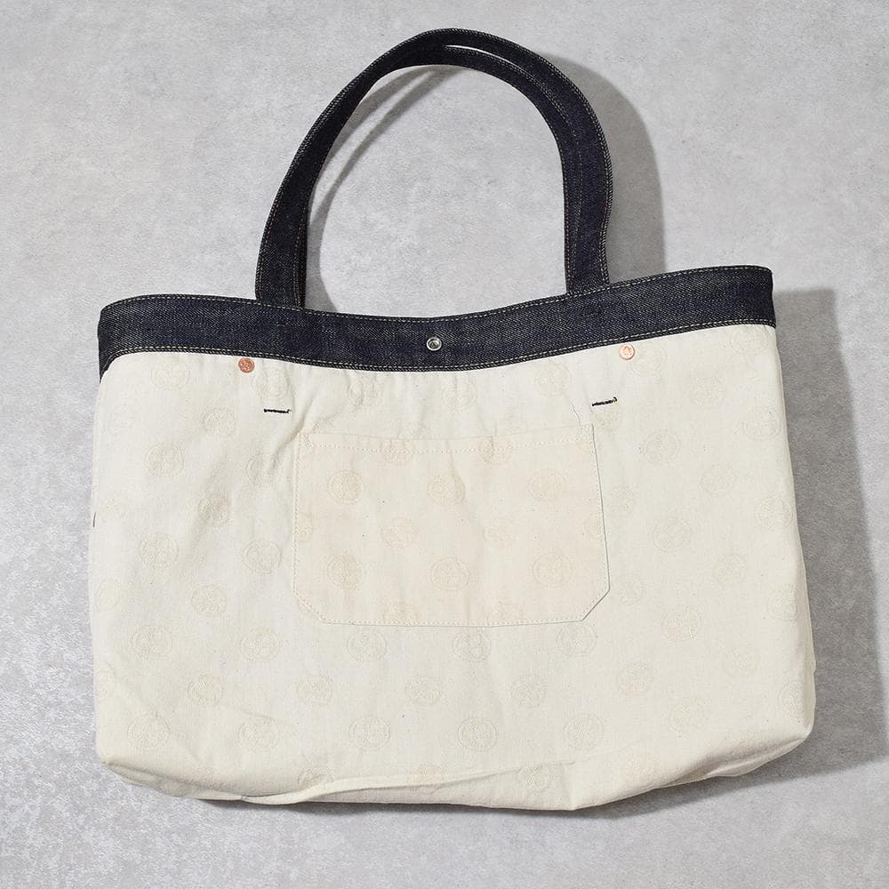 【新品同様】桃太郎ジーンズ MOMOTARO JEANS 出陣デニムトートバッグ