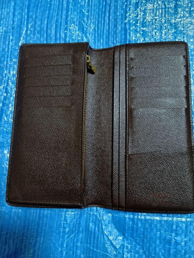 や*し様 ルイヴィトン ダミエ ポルトフォイユ ブラザ 2つ折り 長財布 小銭入