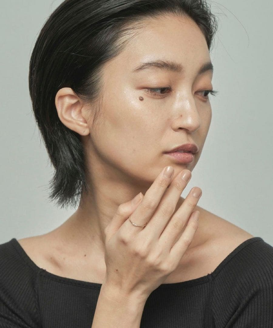 Jouete K10YG レイヤー ダイヤモンド リング 10K 現行品