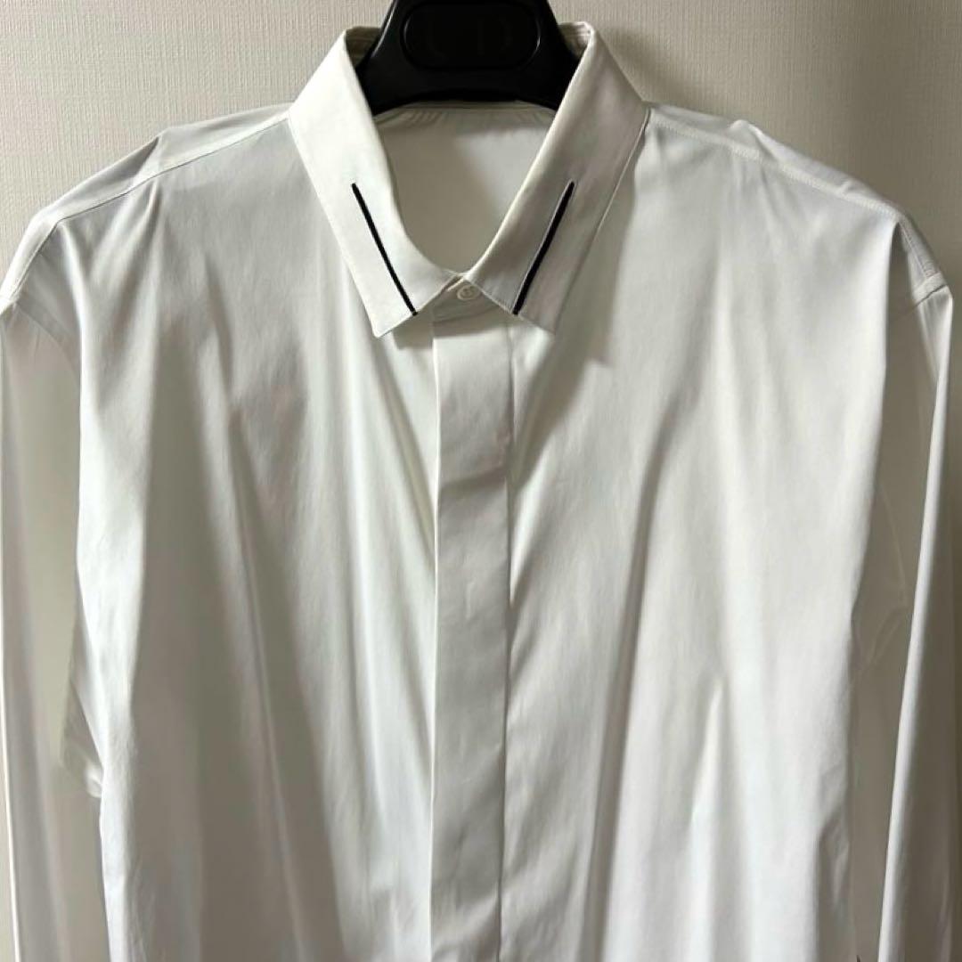 Dior homme 白シャツ bee白刺繍 サイズ40