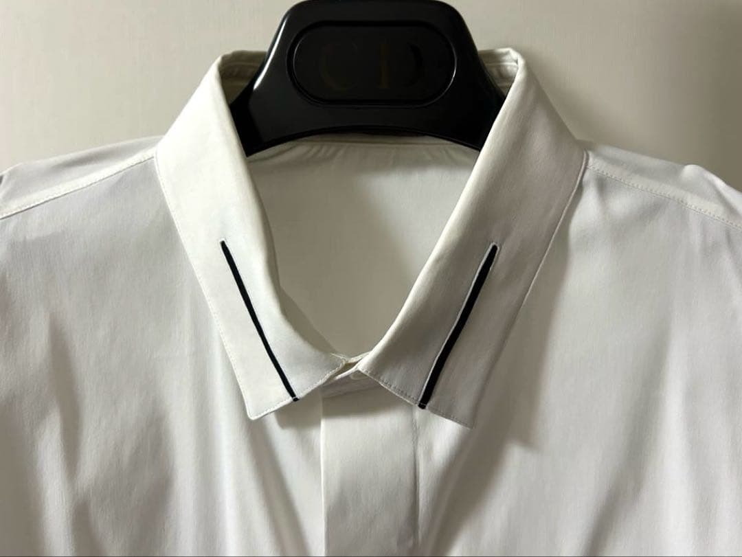 Dior homme 白シャツ bee白刺繍 サイズ40