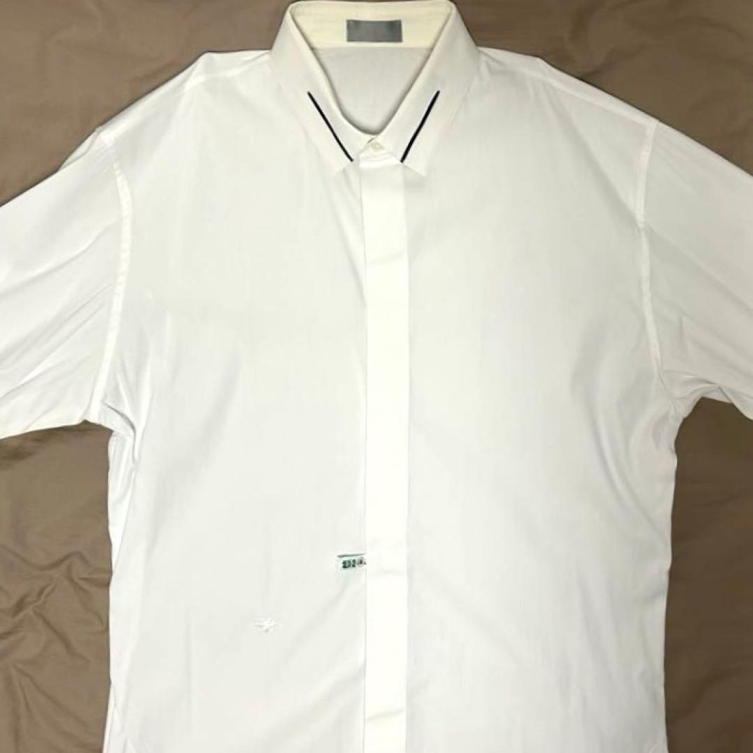 Dior homme 白シャツ bee白刺繍 サイズ40