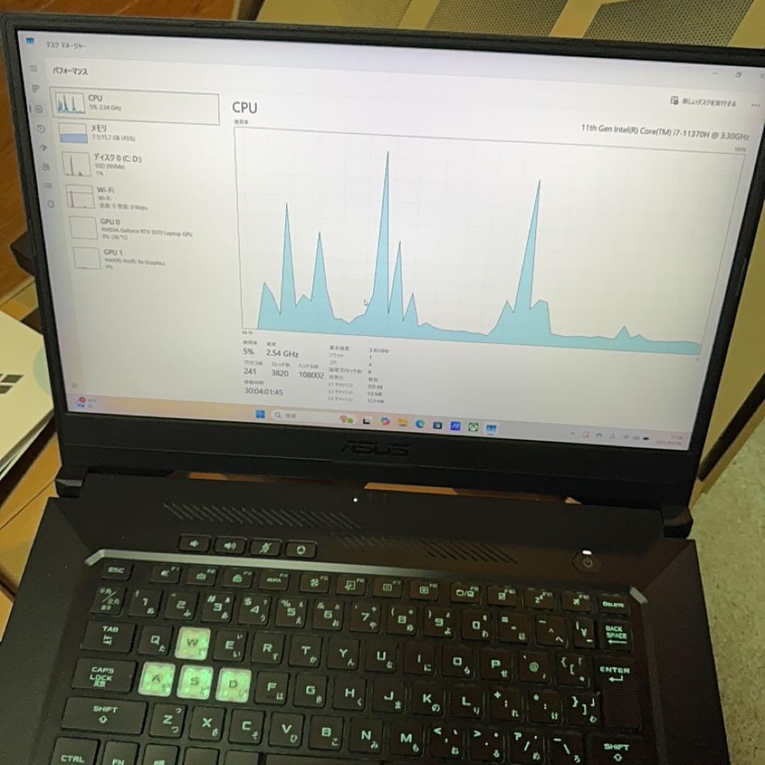 Windowsノート本体 ASUS TUF GAMING F15