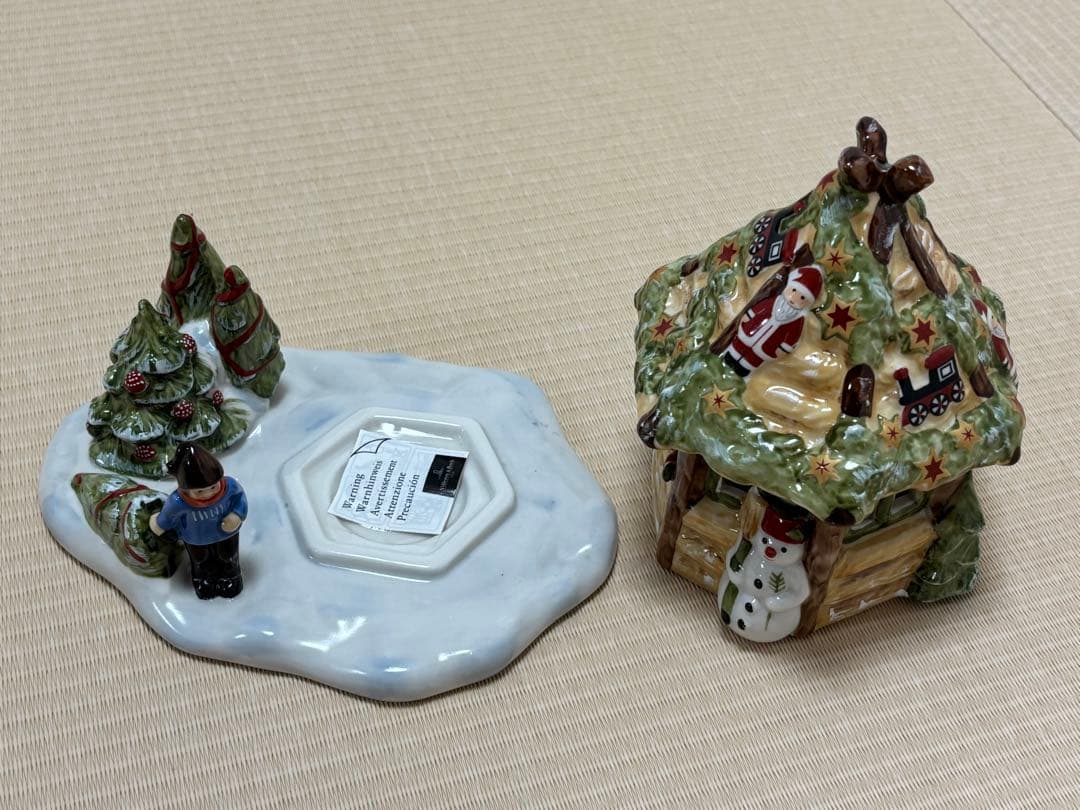 ひ*く様 ＊未使用＊【ビレロイ&ボッホ】クリスマス キャンドルホルダーハウス