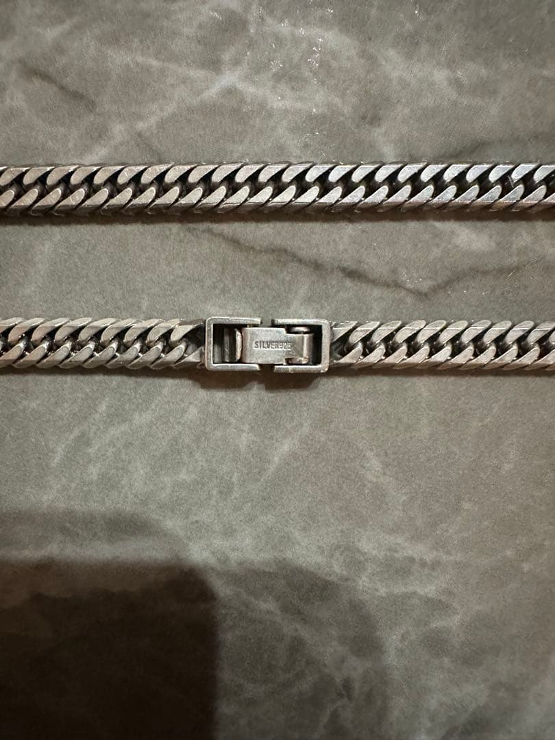 早い者勝ち シルバー 喜平6面ダブル ネックレス