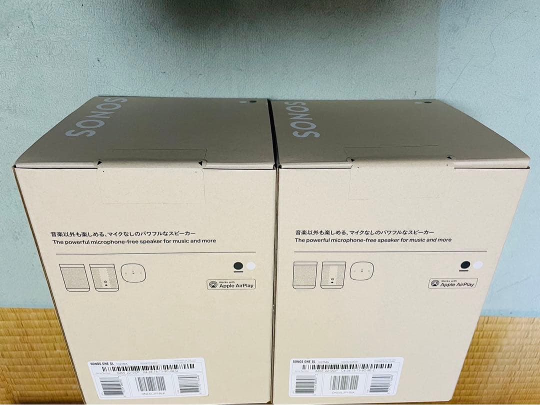 【新品未開封】Sonos One SL　ブラック 2個セット