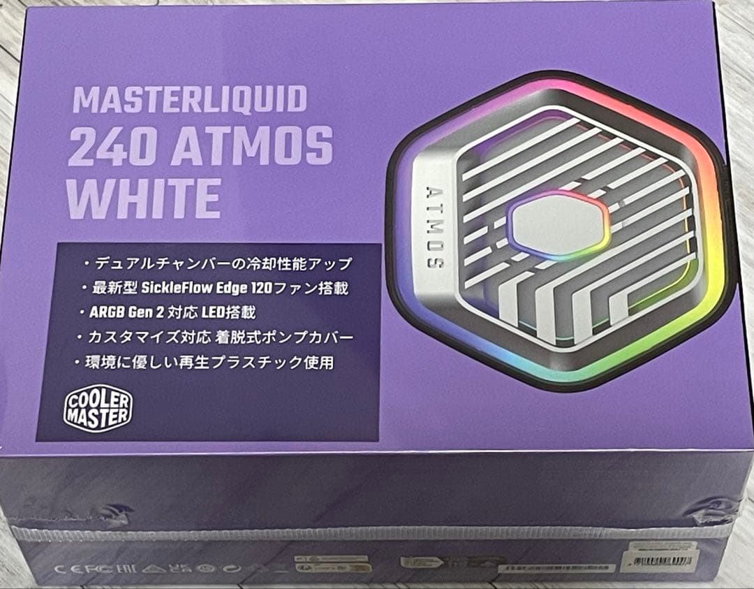 PC用ファン・クーラー Cooler Master MASTERLIQUID240ATMOS WHITE