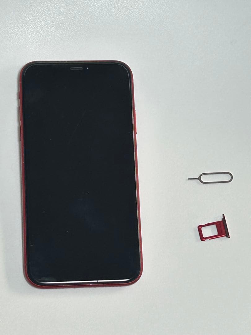 ジャンク品 Apple iPhone XR 赤