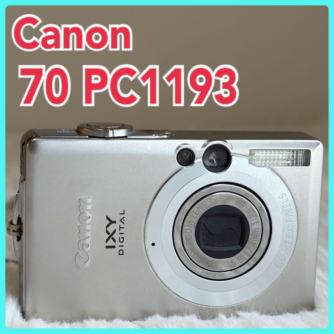 Canon カメラ　IXY 70 PC1193 充電器　コンデジ　動作品