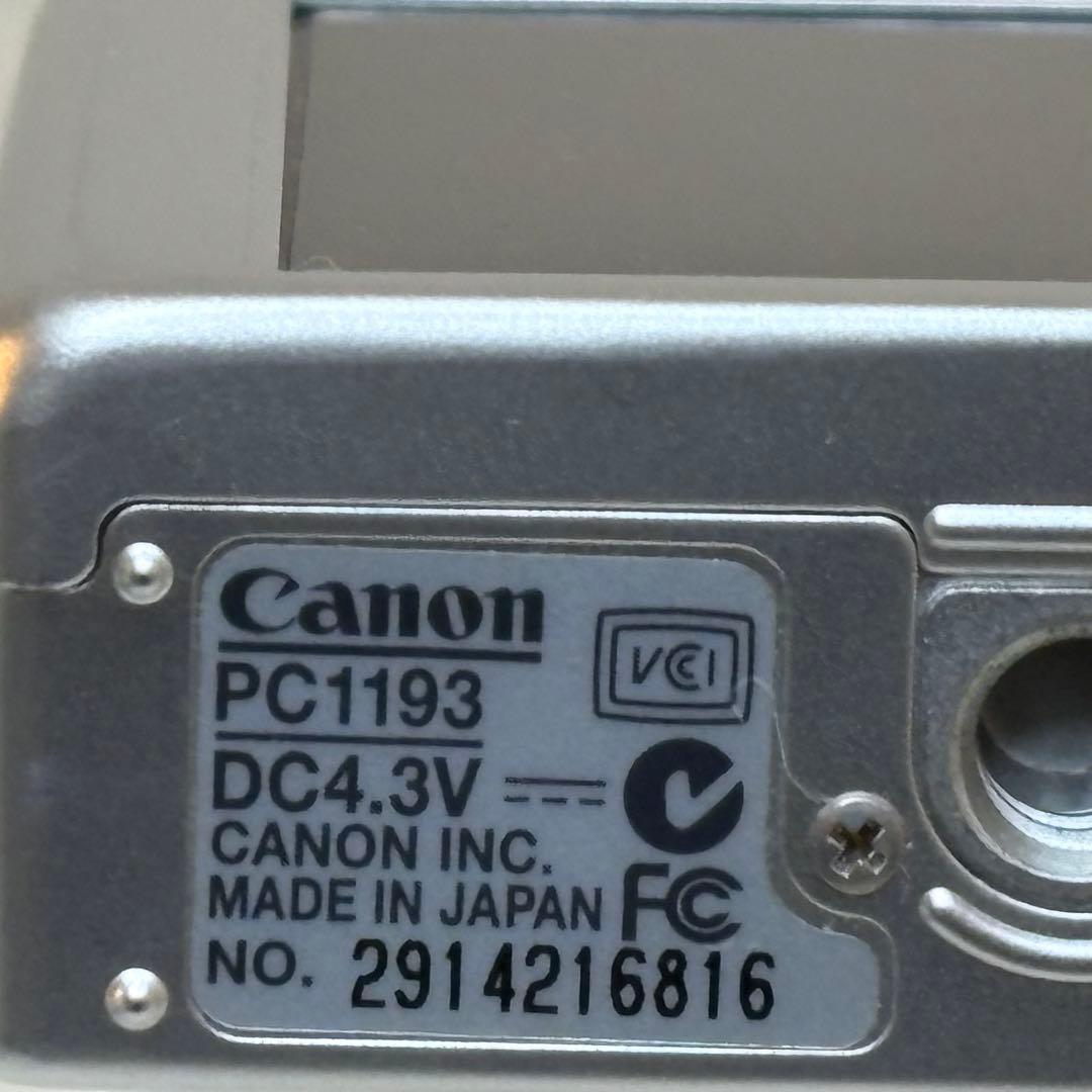 Canon カメラ　IXY 70 PC1193 充電器　コンデジ　動作品