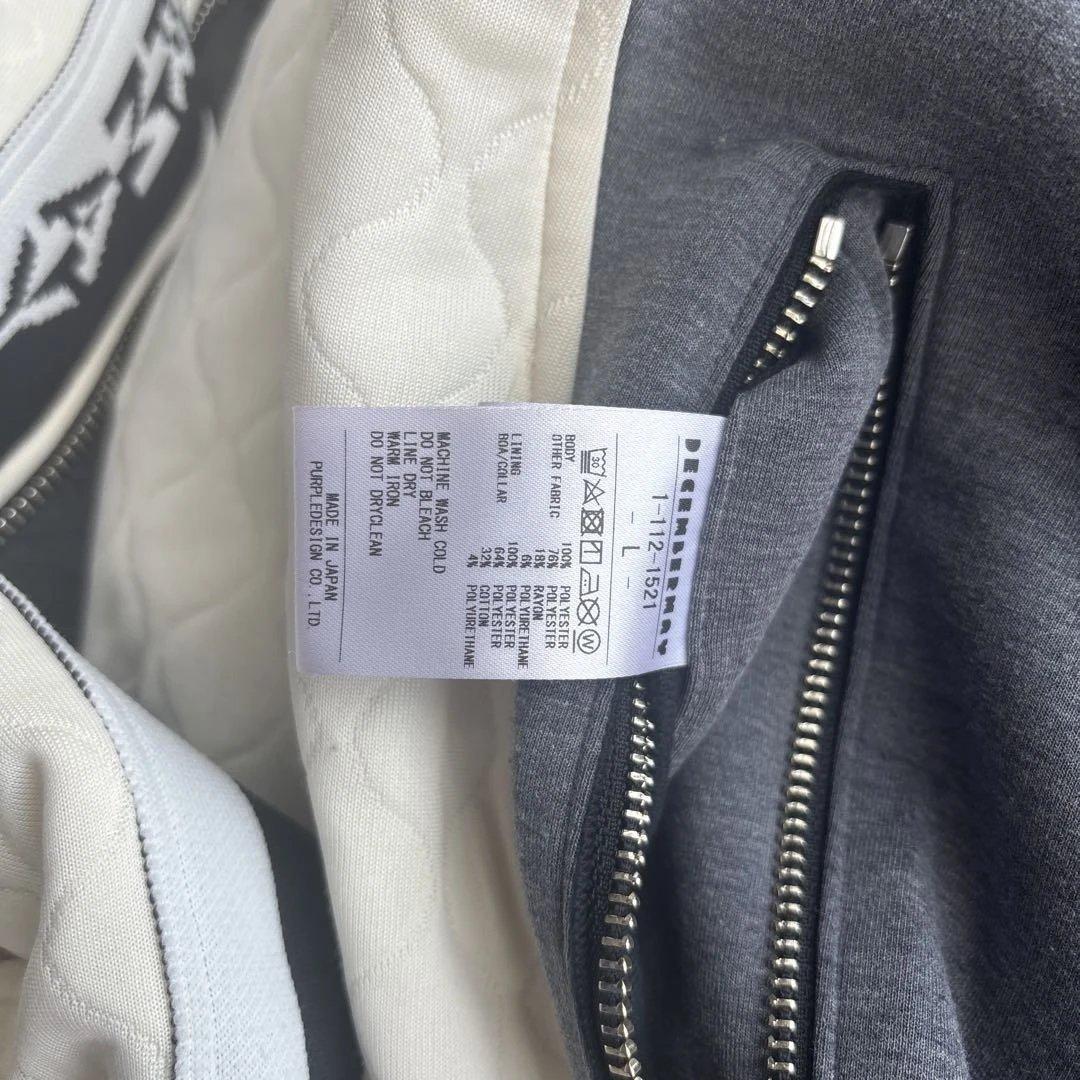 ディセンバーメイ ゴルフ ブルゾン メンズ ダンボールニット キルト アウター