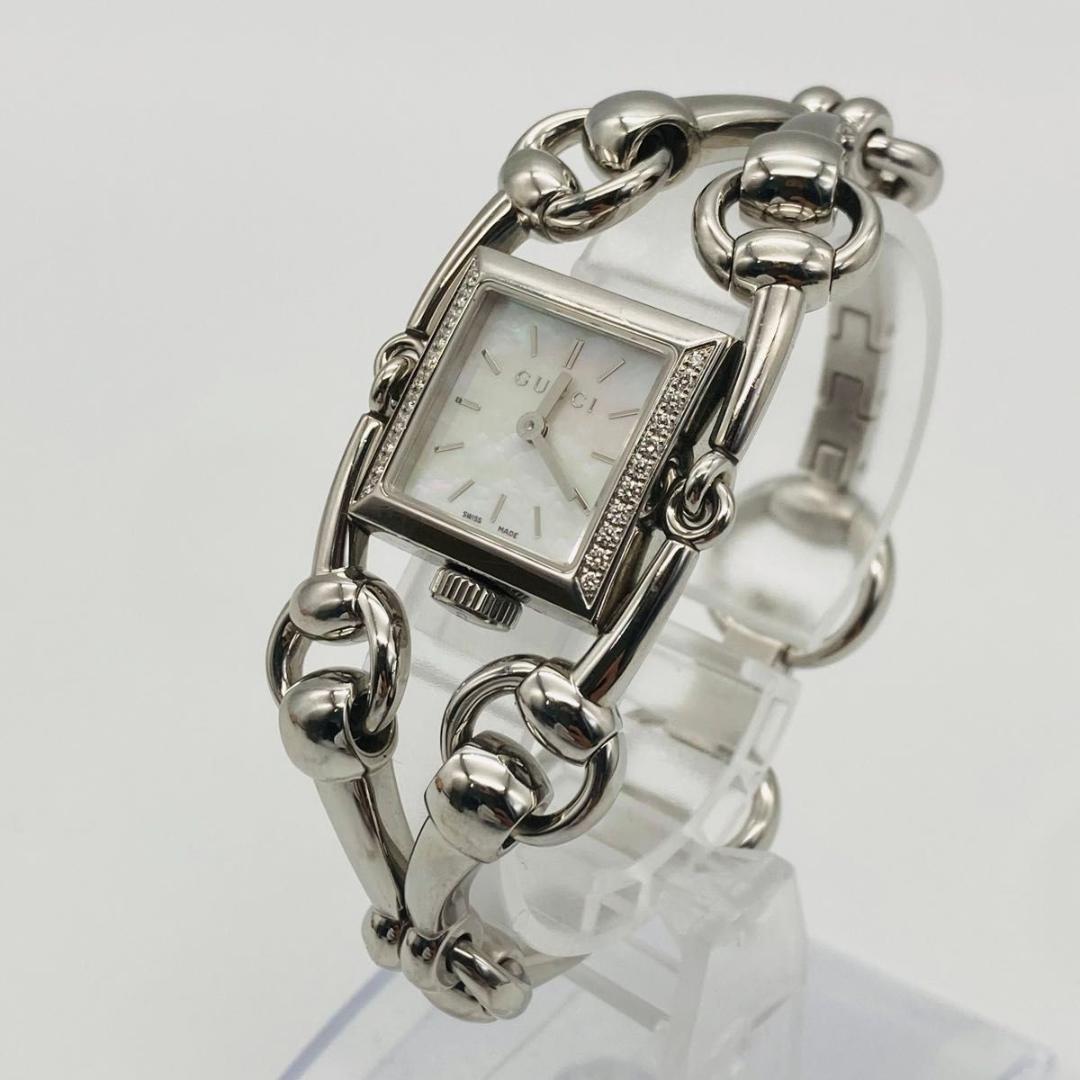 GUCCI グッチ 腕時計 クォーツ シニョーリア 116.5 シェル文字盤