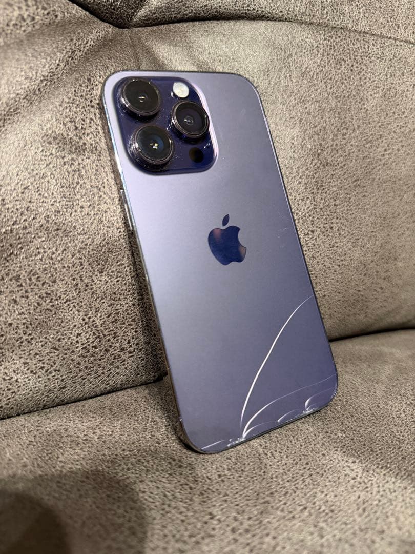 iPhone 14Pro 512GB 背面割れあり