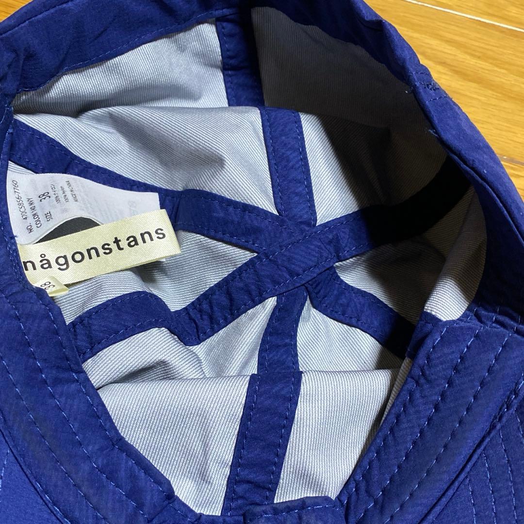 ナゴンスタンス キャップ ネイビー スイムキャップ 撥水