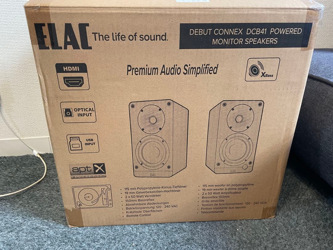 【未使用】ELAC Debut ConneX オレンジ 50ペア限定カラー