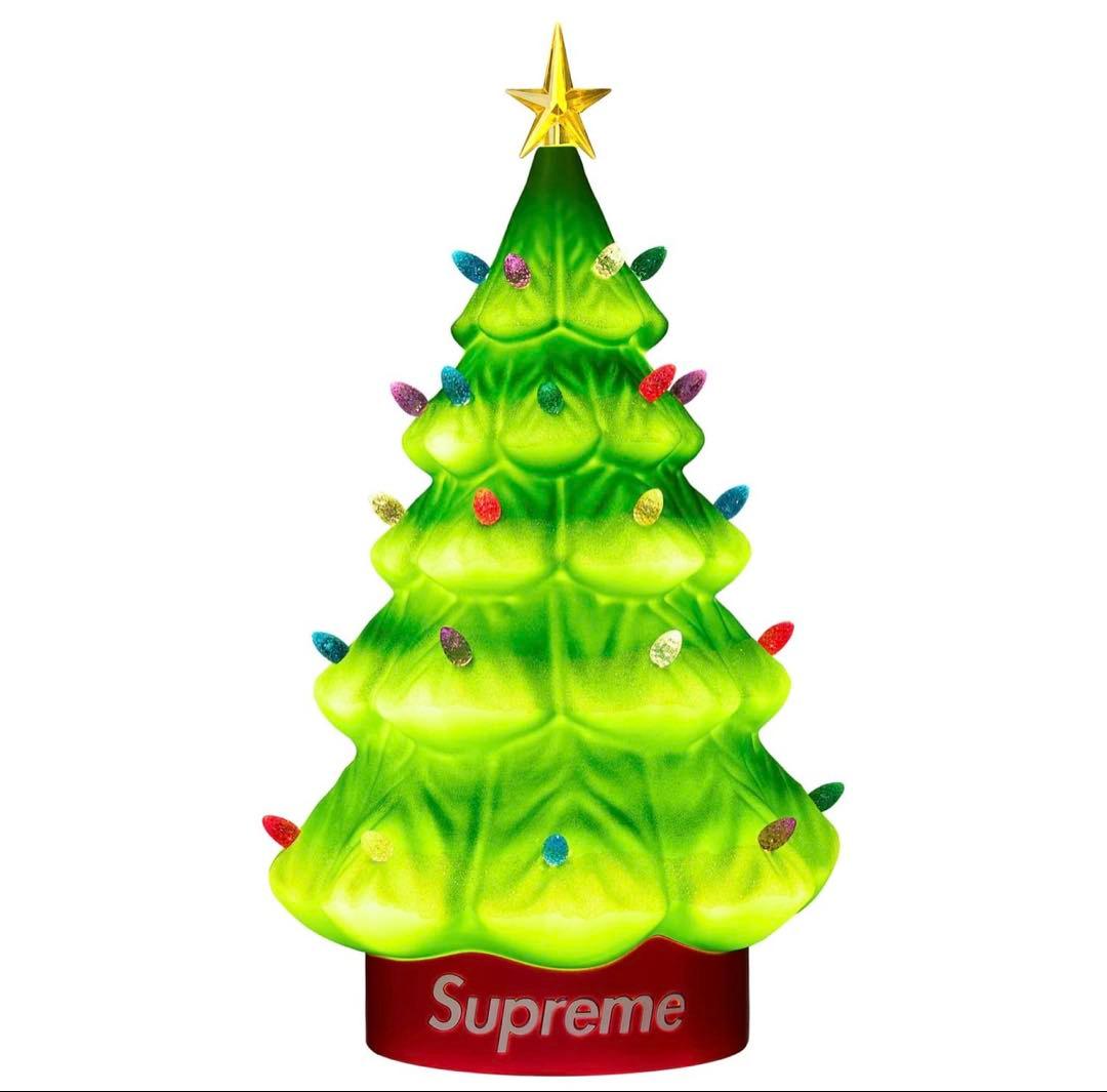 Supreme 15\" Holiday Tree 緑 電飾 クリスマスツリー