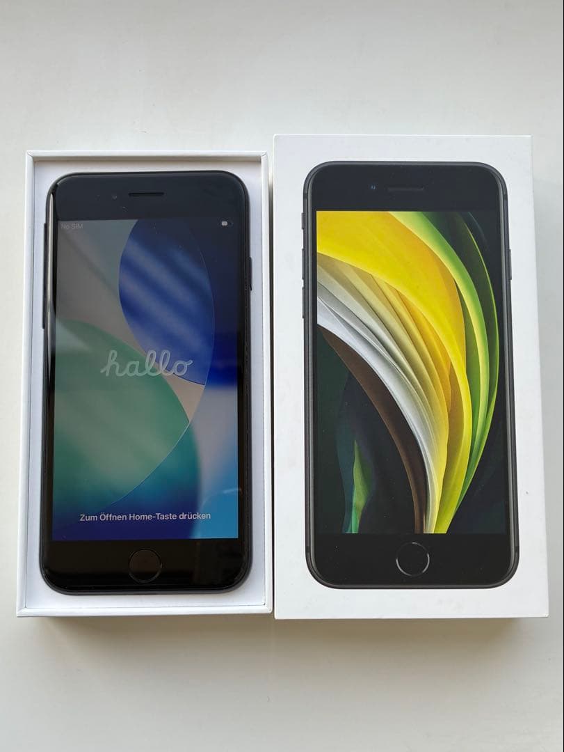 iPhone SE (第二世代) 64GB SIMロックなし　箱付き